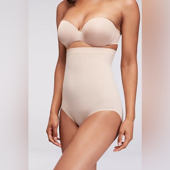 Spanx Higher Power High-Waisted Brief Panty in Soft Nude - Picture 1 of 10
